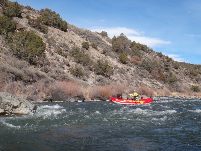 involves wide, clear channels that are easy to maneuver. Assistance is rarely needed, although those with little to no experience in rafting might benefit from assistance in paddling and maneuvering to learn the proper way to raft.