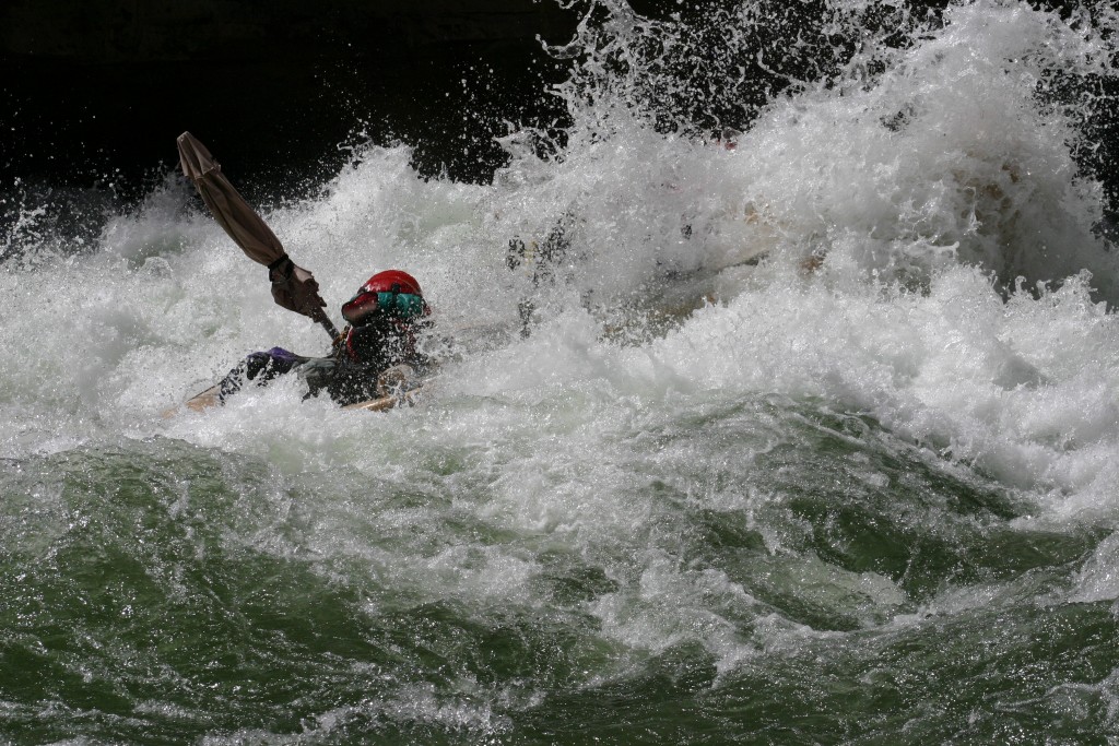 is for advanced rafters. These rivers are powerful, but still predictable, requiring precise boat handling. Large, unavoidable waves and constricted passages demand fast maneuvers from experienced rafters. Risk of injury is more significant here because water conditions make self-rescue difficult.