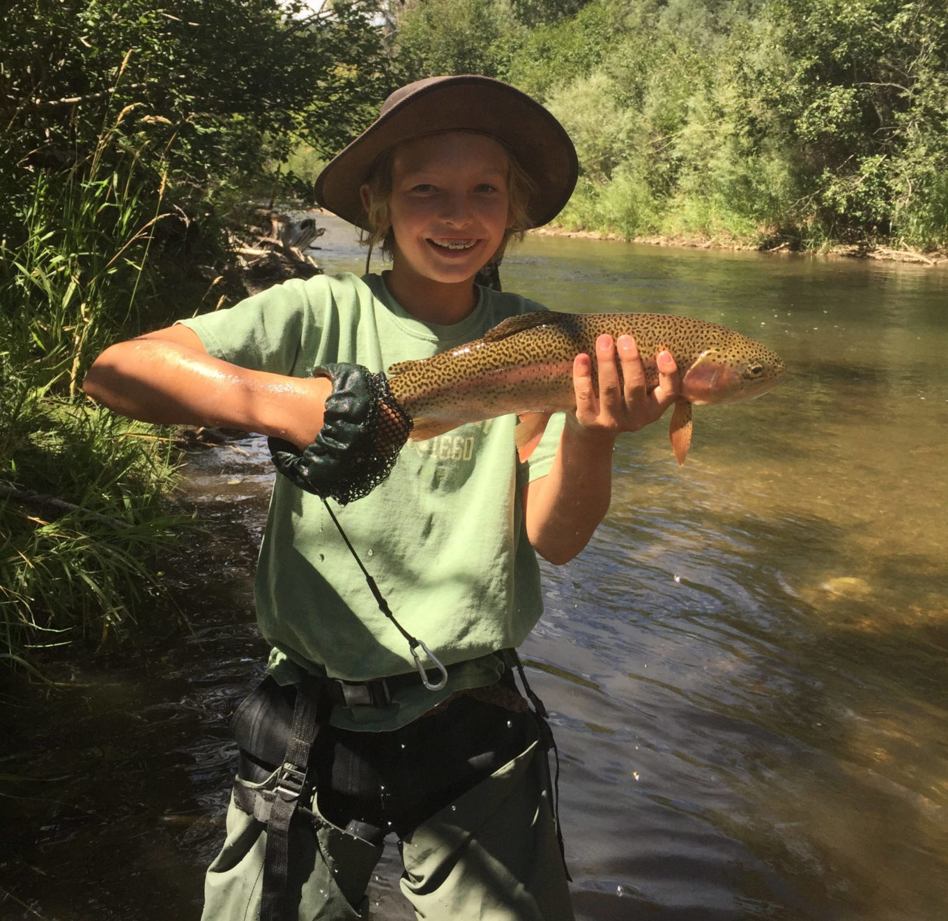 Having fun fly fishing new mexico