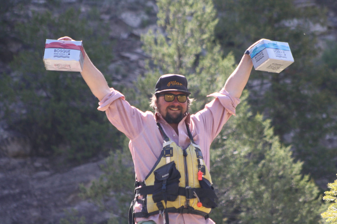 Beer travel vacation on a new mexico river trip