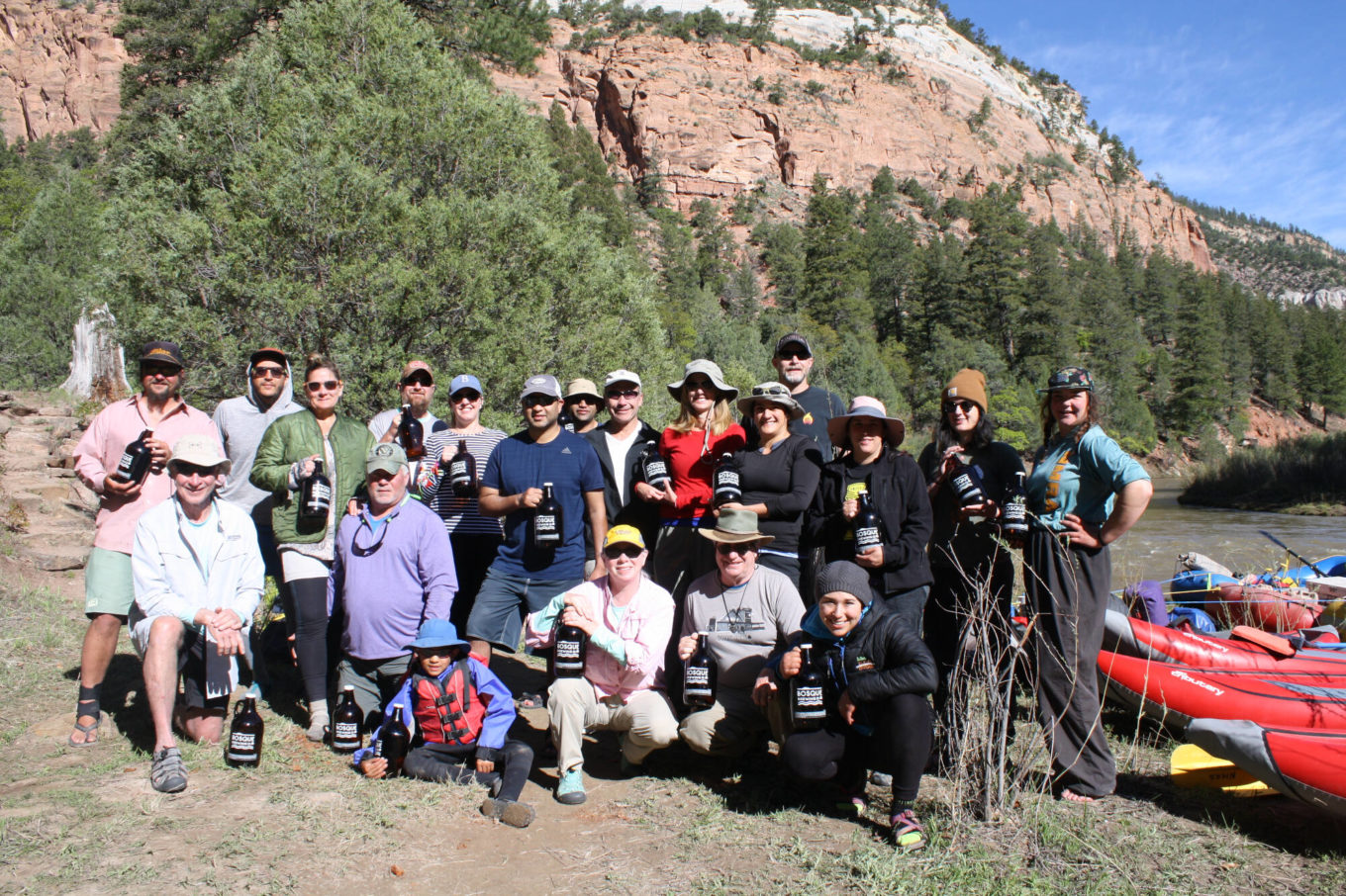 Rafting on the Rio Chama during a beer trip