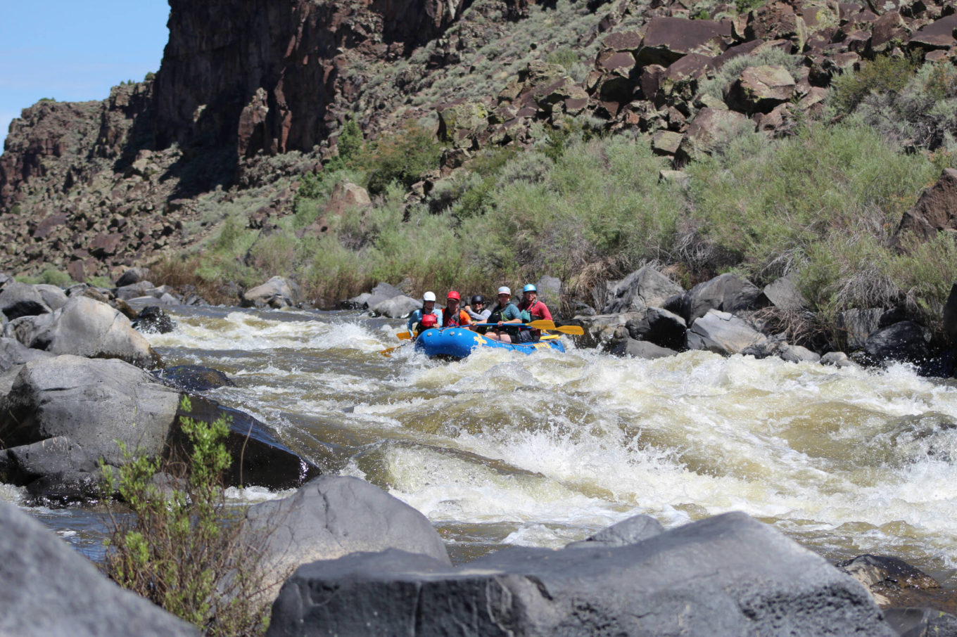 rafting through the razorblades whitewater