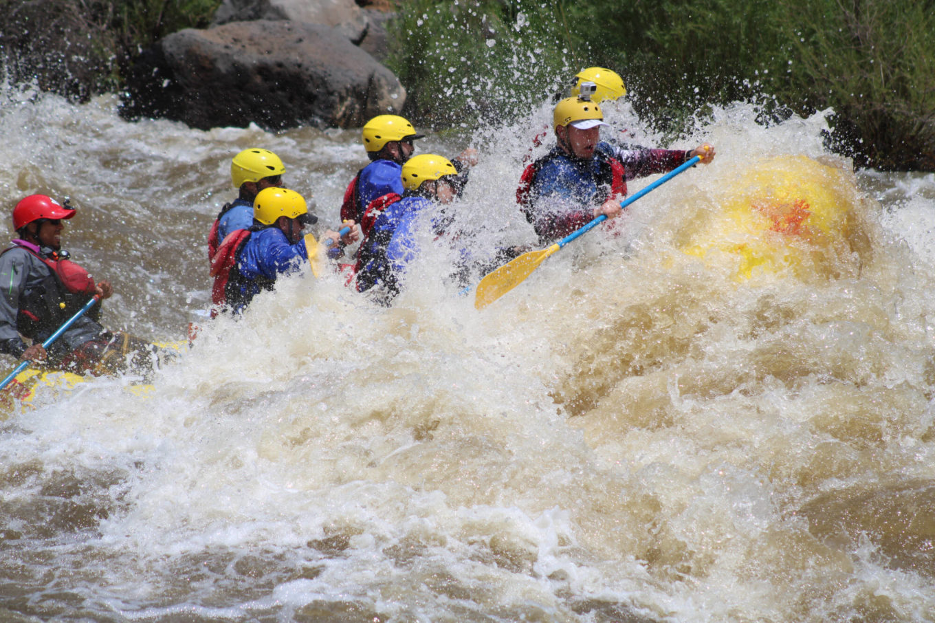 White water taos box river rafting