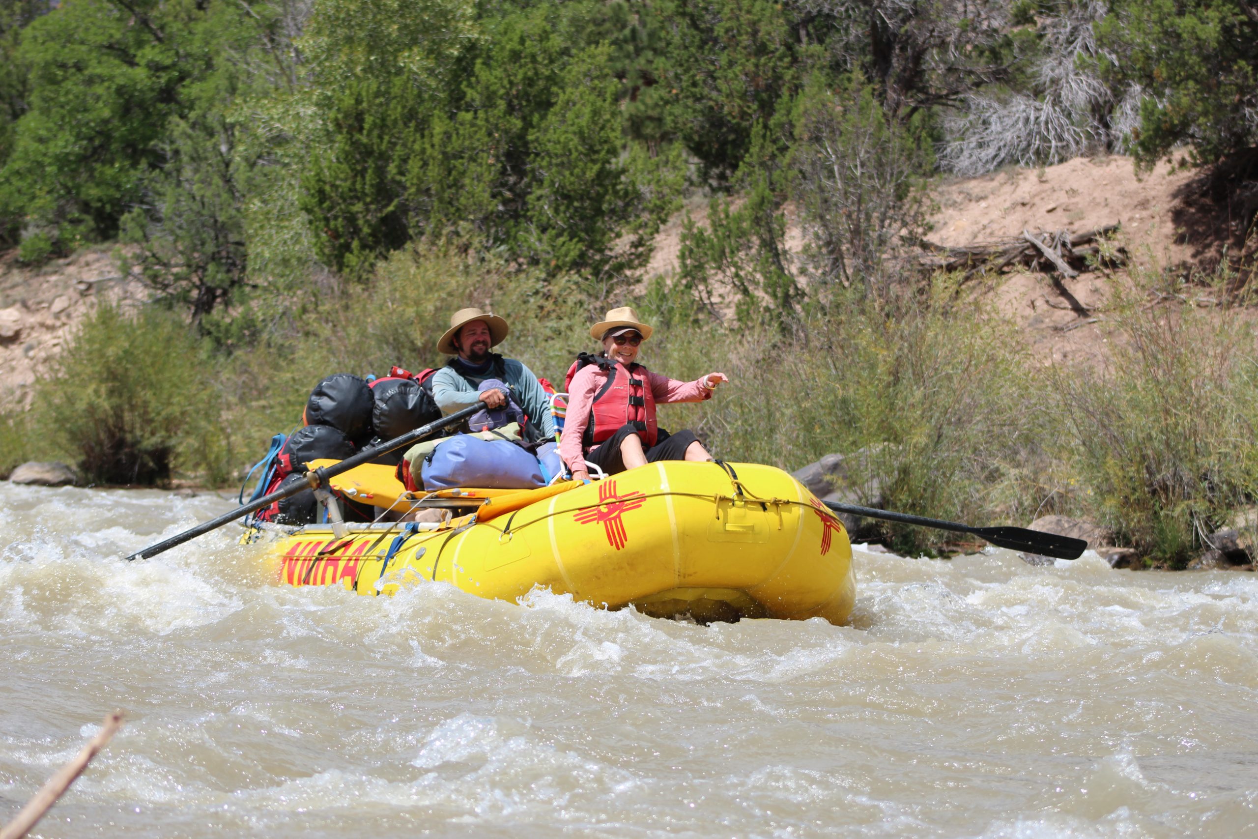 Rio Grande Racecourse rafting trip