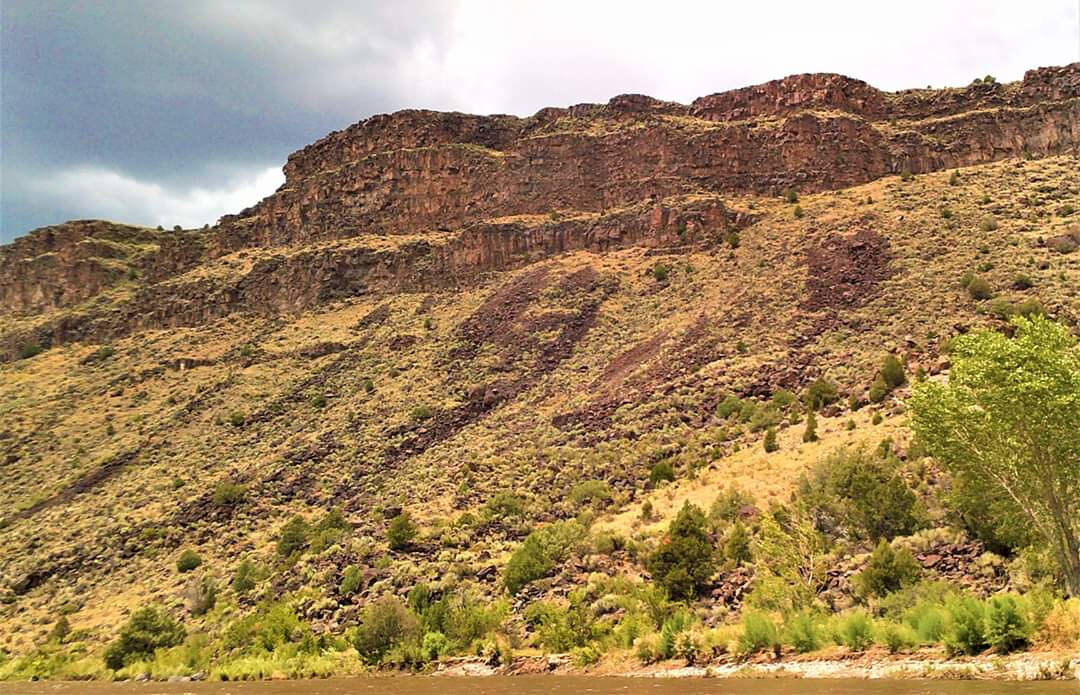 Scenic view on River float in New Mexico
