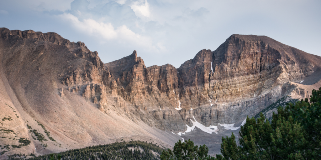 Rock Climbing Wheeler Peak In New Mexico