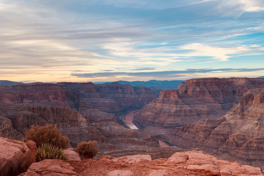 Grand Canyon stop on Las Vegas to Santa Fe road trip