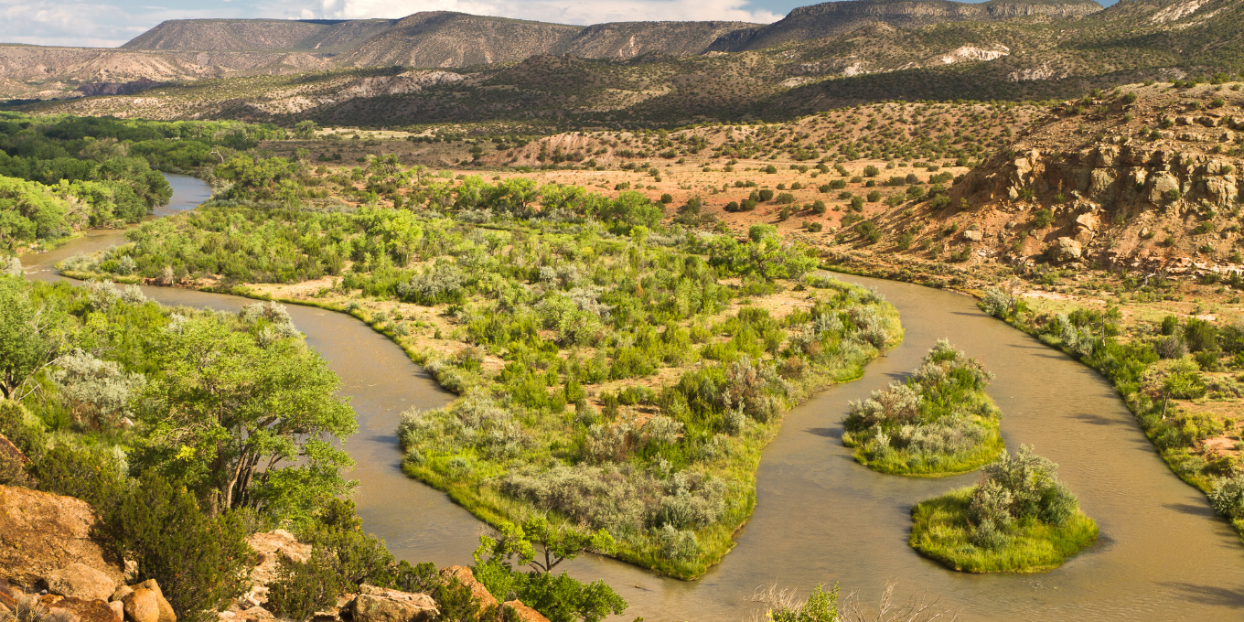 Drone photo of Chama Canyon Wilderness in New Mexico