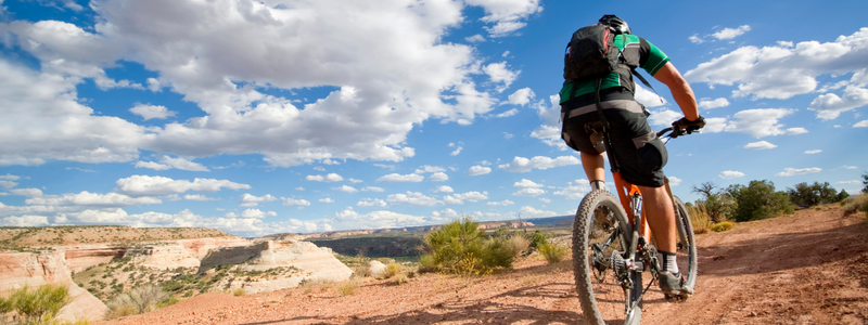 Outdoor Activities in New Mexico - mountain biking in the desert