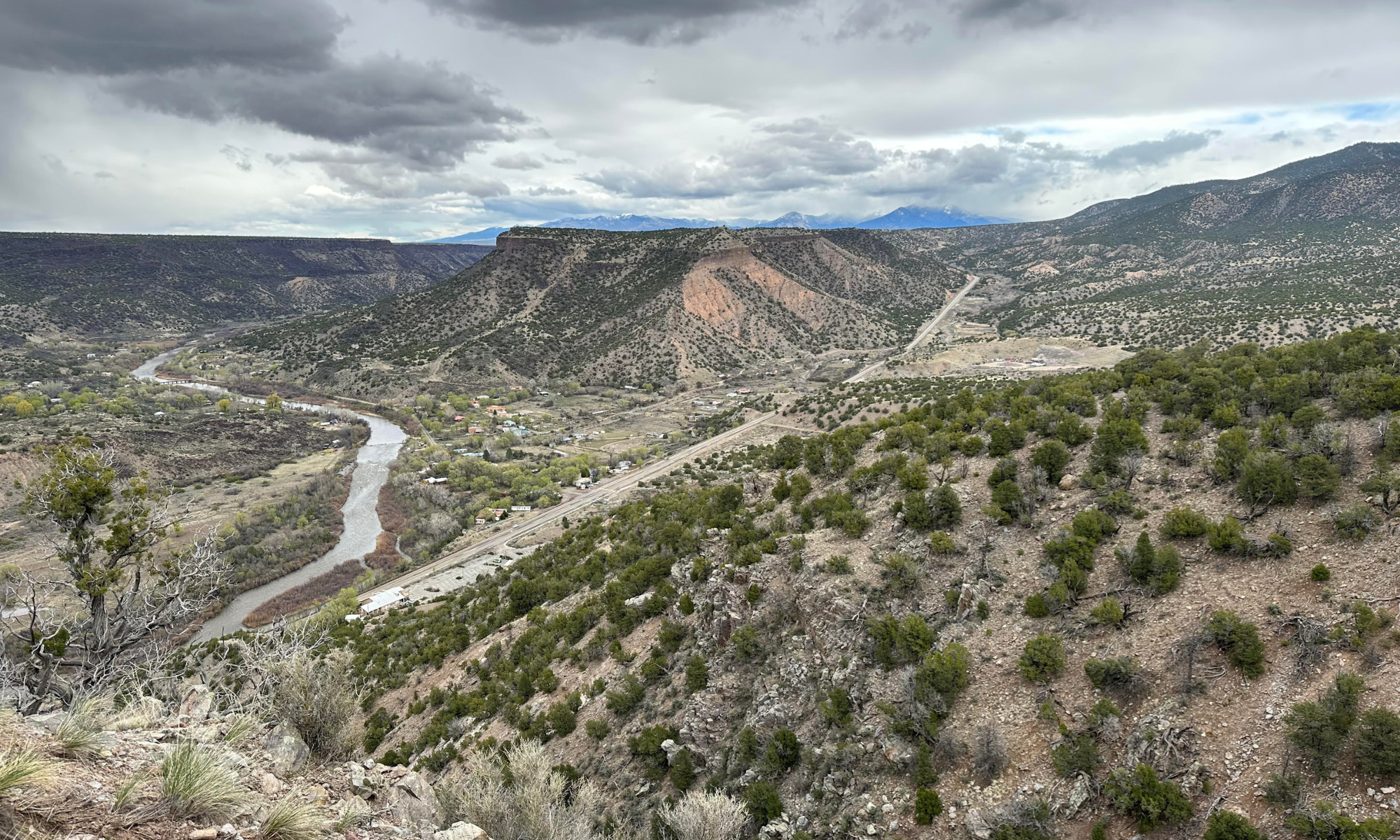 view of mountains near Embudo NM